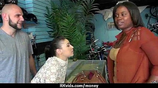 Sensual girl talked into having sex for cash 22