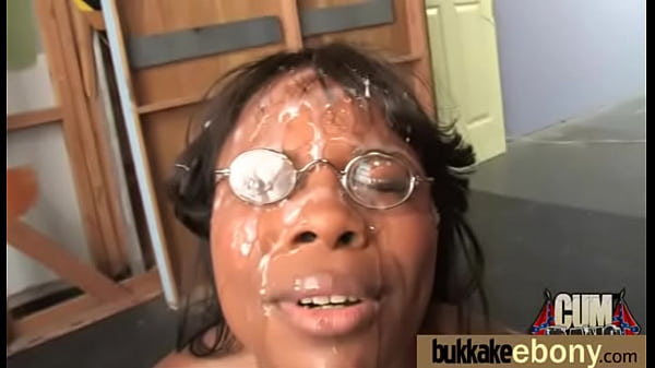 Ebony Babe Sucks Group Of White Guys 12