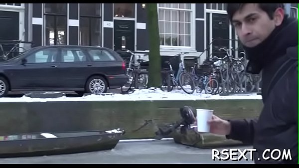 Babe enjoys in position 69