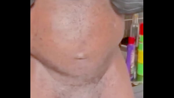 Exhibitionist Kitchen Window BBC Dad Edging Heavy Cum load  