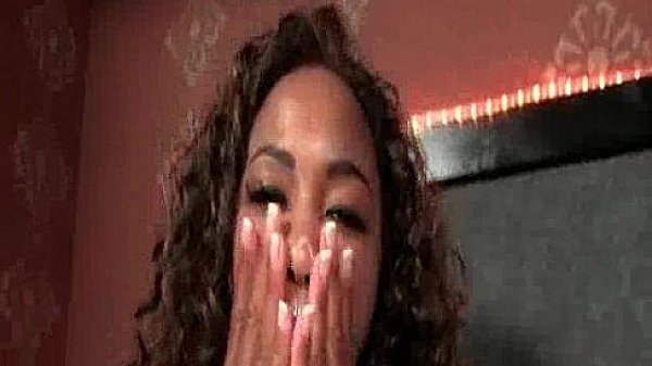 White Cum Through GloryHole