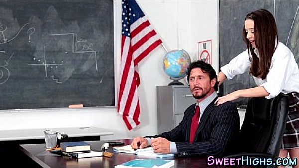 Face jizz uniform teen pounded doggystyle and tasted  