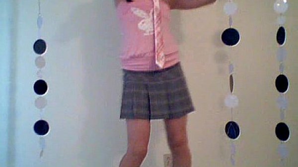 Tranny Slut Dances on Cam! 