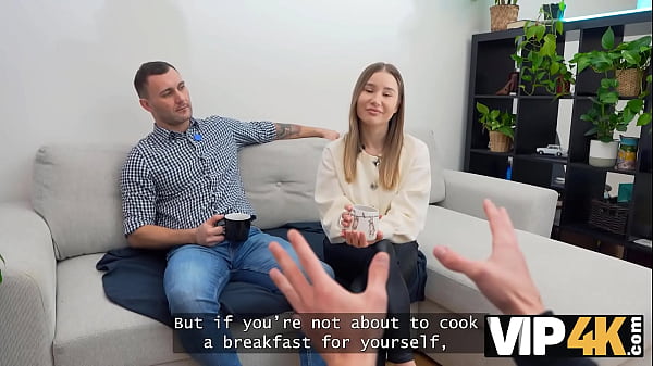 VIP4K. I closed my BF&rsquo;s eyes with banknotes and sucked dick!