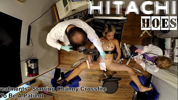 BTS - Nude Channy Crossfire in Dr Hitachis Hysterial Treatments, Model gets tied onto the exam table and released after done recording, Movie See Full Medfet Movie Exclusively On @ HitachiHoes   Many More Films!  