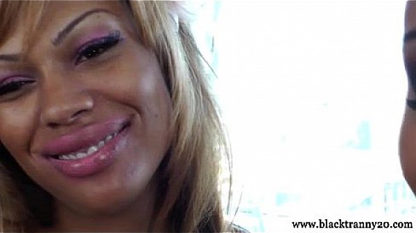 Black shemale TS toying with their dicks