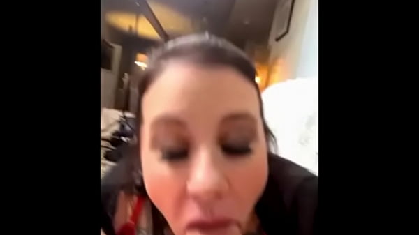 Wife in Sexy Lingerie Sucks Dick