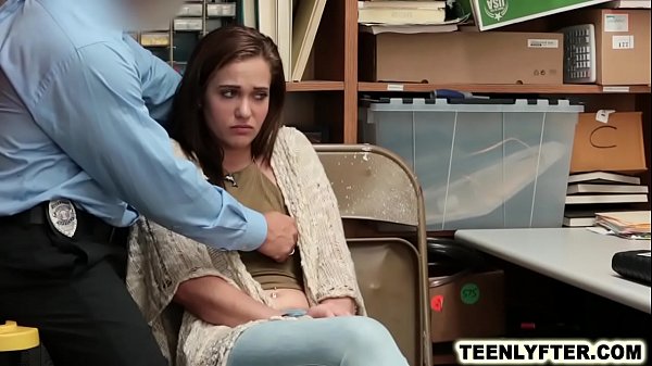 Hot milf and her stepdaughter to fuck security for stealing  