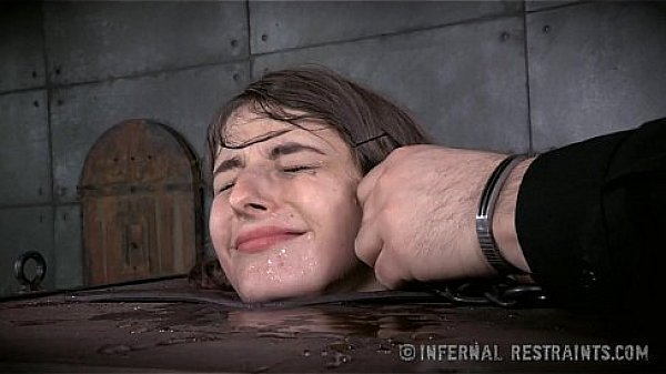 Shy Small Tits Brunette In Bondage Pain