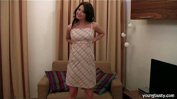 Busty young Stracy toy her quim