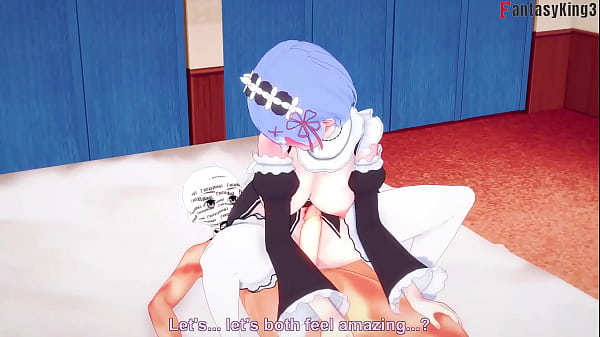 Rem fucking Hard ahegao face | 5 | Big Boobs maid Re: Zero | Watch the full and POV version on Sheer or PTRN: Fantasyking3 