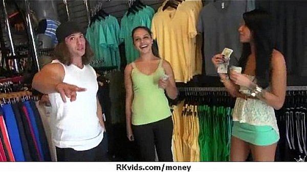Sexy wild chick gets paid to fuck 3