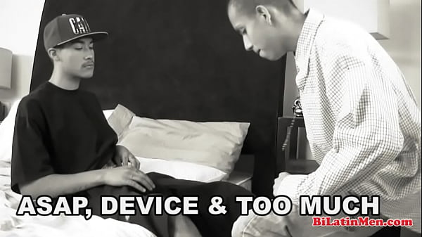 Hot gay Latin threesome fucking