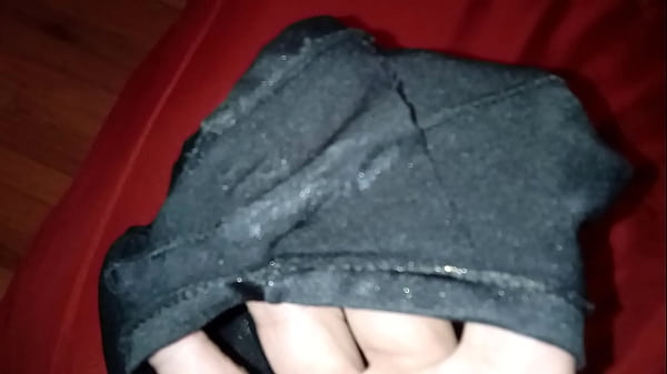 Sniffing panties wet pussy