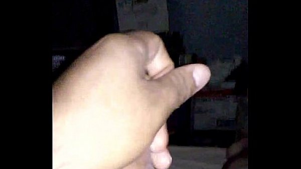 Chubby guy jerking little dick cums twice