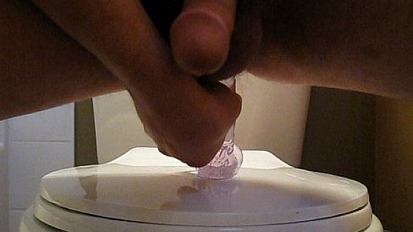 Young straight guy explores anal curiosity by riding two different dildos