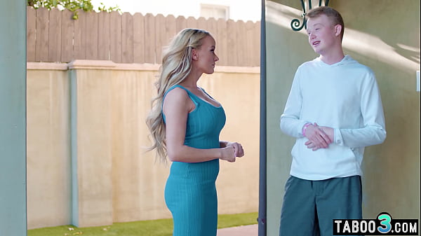 Cougar stepmother and her GF ordering step son to fuck them hard  