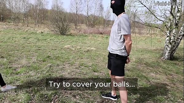 Kick in the balls on meadown  