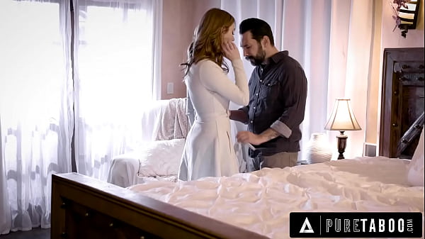 PURE TABOO Depressed Widower Uses Stepson's Rizz To Fuck His Late Wife's Look-alike Lacy Lennon