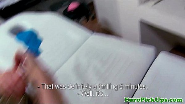 Euro amateur sprayed with cum for cash