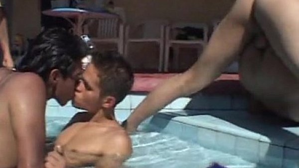 Bareback Latin Twink Orgy