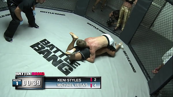 Fucking in a mma ring