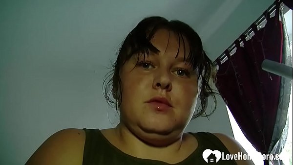 Amazing solo brunette shows off her pussy before she masturbates with her fingers.  