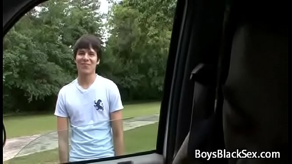 Black Gay Muscular Man Seduces Teen White BOy For A Good Fuck 17