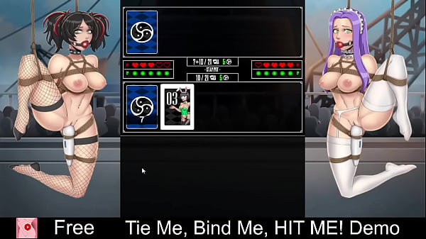 Tie Me, Bind Me, HIT ME! [Demo] (Free Steam Demo Game) Card Game, Adventure, 2D, Adult, bdsm, bondage, Eroge, Erotic, Female Protagonist, Hentai, NSFW