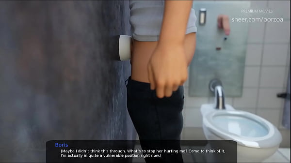 62- Boris uses a glory hole in the college toilet. He gets great to deepthroat with cum swallow. (Dubbing - MC)