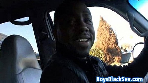 Muscular Blacg Gay Dude Fuck White Twink With His BBC 24