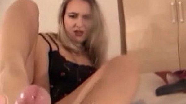 Footjob under table and Footjob