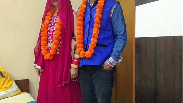 First Night of a newly married desi beautiful girl with addicted husband