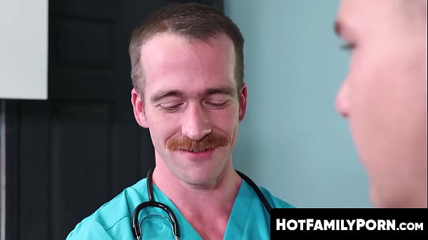 Seductive jock Nate Stetson invites his stud stepson Jack Waters to check his big dick at the hospital and turns out they share the same interest. 