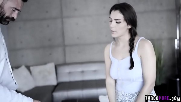 Valentina Nappi strips down her house maid clothes and cock feed by pervy Charles Dera with his man meat! 