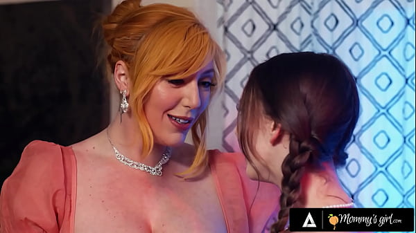 Petite Babe Fucks MILF During Massage