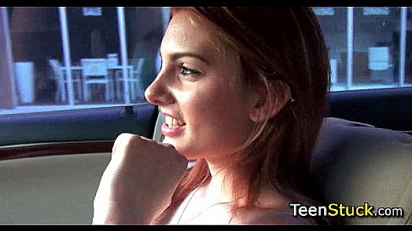redhead teen takes free ride home