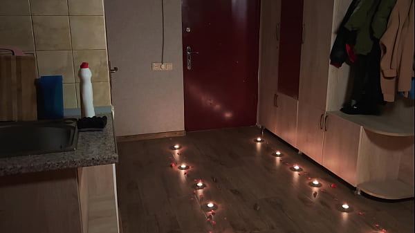 MyRedFoxGirl met her Husband with hot Mouth and Passionate Blowjob  