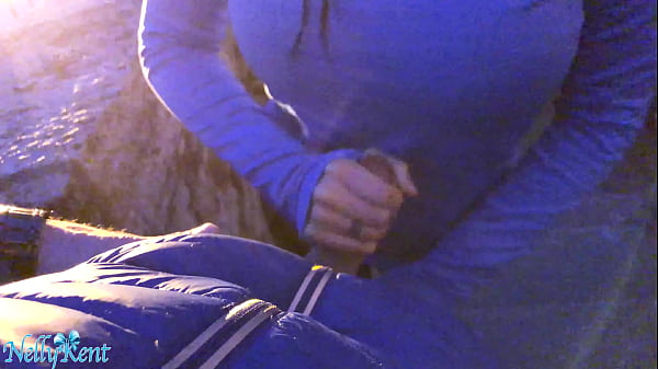 caught sucking his dick