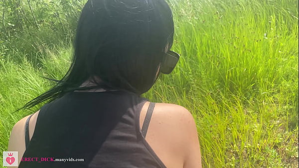 18 year old teen sucks and fucks outdoors!