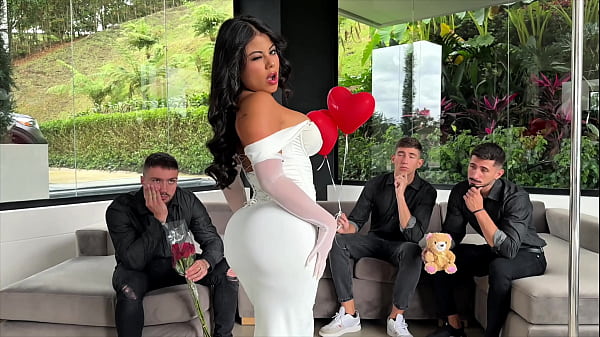 First Double Penetration for Beautiful Colombian Influencer