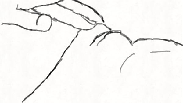 Hot pussy girl in animation video.