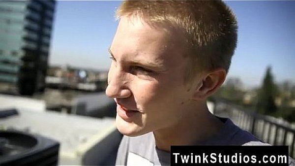 Amazing gay scene Here's how one twink gives another the boost to his 