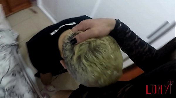 Brazilian blonde shemale in a hard mouth fuck