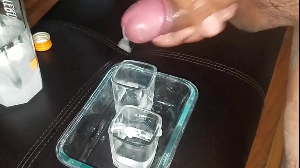 Shots of cum .