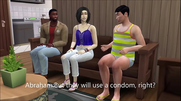 Cornudo mira a su esposa ser follada por un negro  