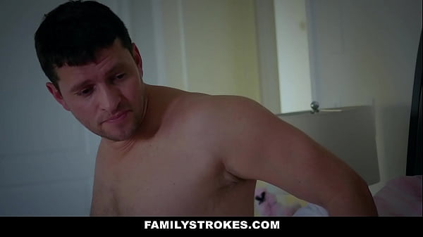 Nice Stepdad Plays With His Teen's Pussy - TeamSkeet