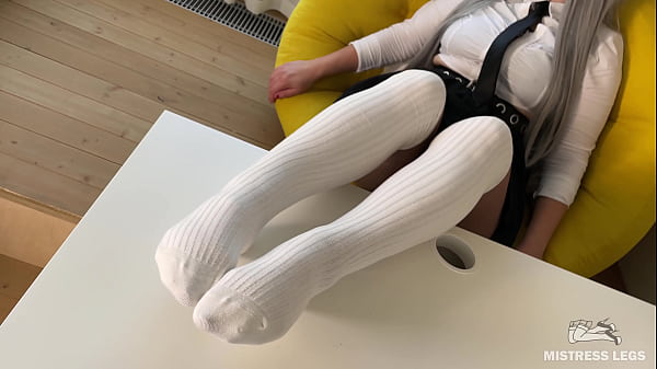 My White Knee Socks Feet In Your Face