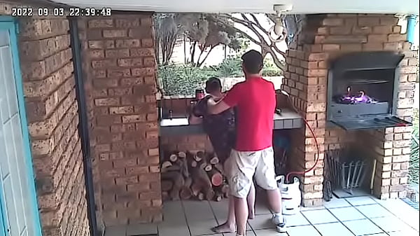 I had an attempted break in ,so I went through my cc tv camera footage and this is how I have to find out my wife is cheating