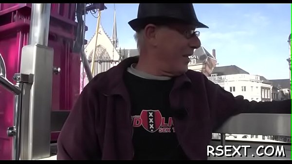 Chick sucks dick with condom  